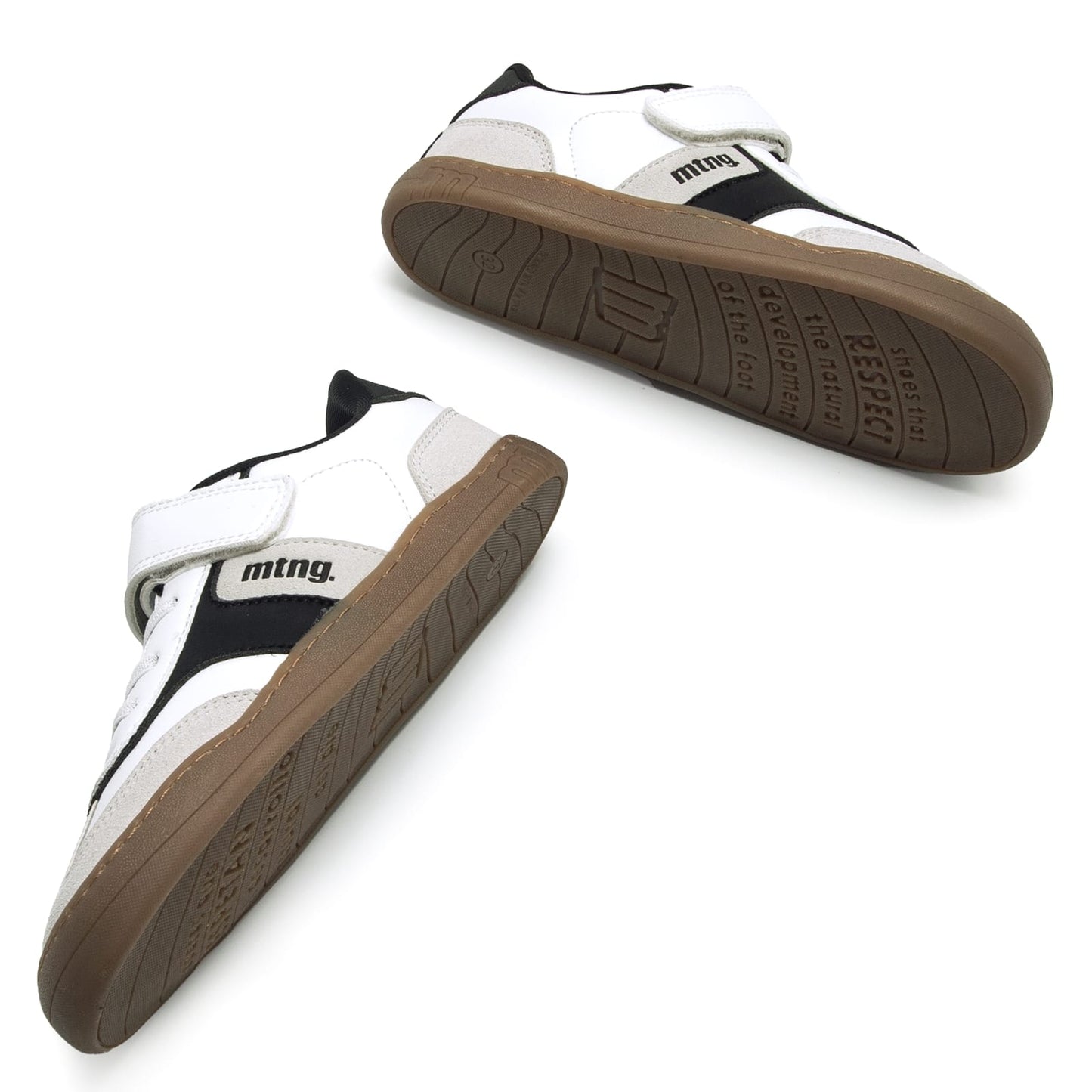 Mustang Free Junior - Blanco/Negro/Gris
