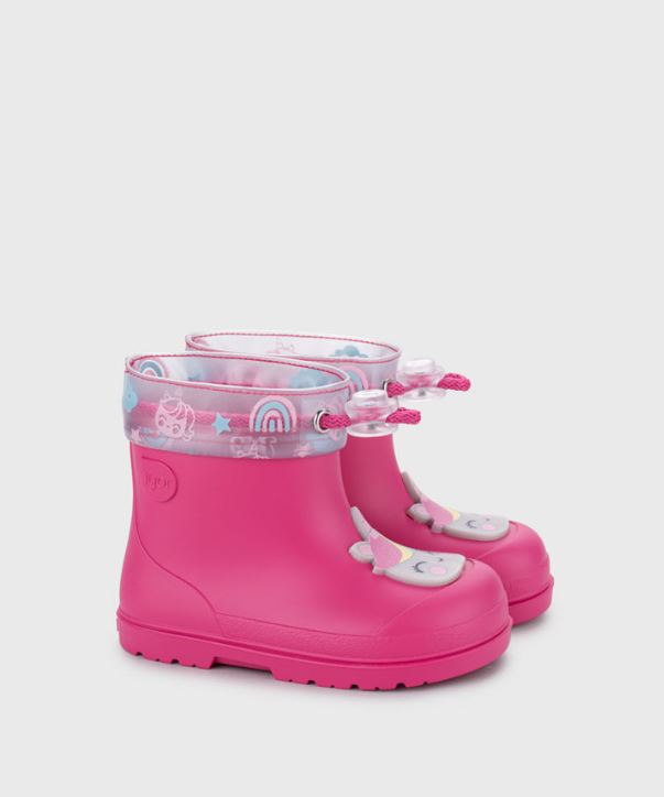 Bota de Agua Mendi Unicornio Fucsia - IGOR