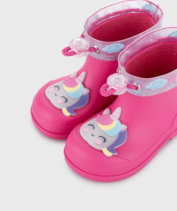 Bota de Agua Mendi Unicornio Fucsia - IGOR