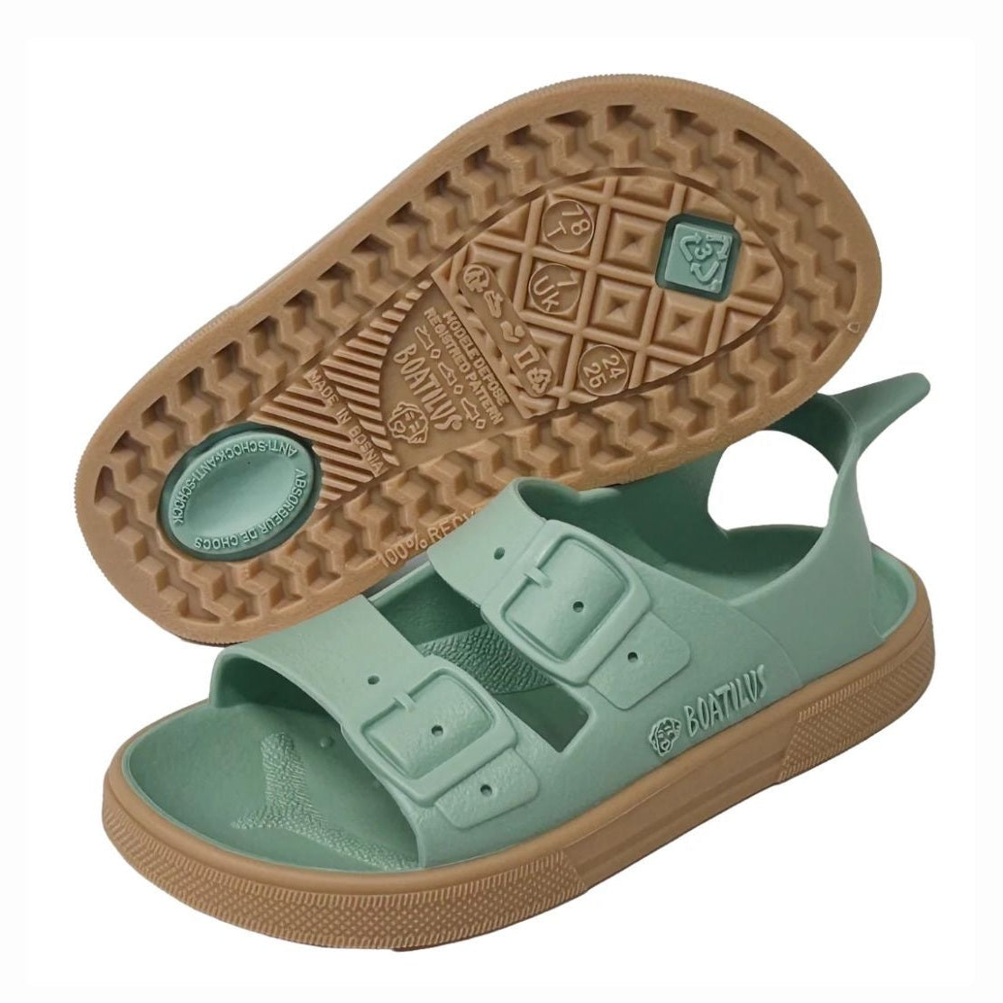 Chanclas Boatilus- IRKY PastelGreen/Beige