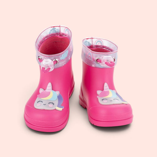 Bota de Agua Mendi Unicornio Fucsia - IGOR