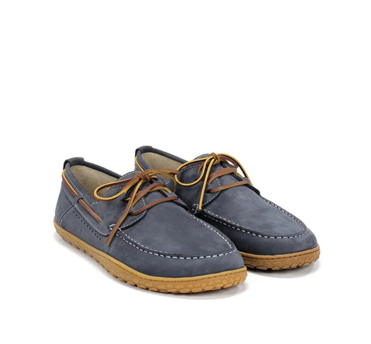 WAALS - Zapato náutico de piel de nobuk para hombre – Sidney