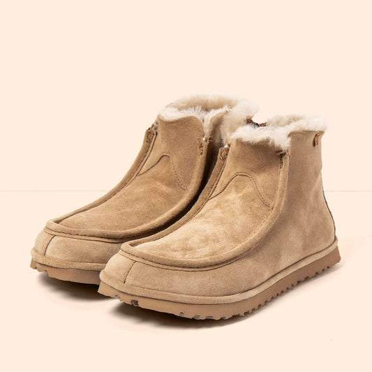 Botín Silk Suede Sahara - NATURALISTA