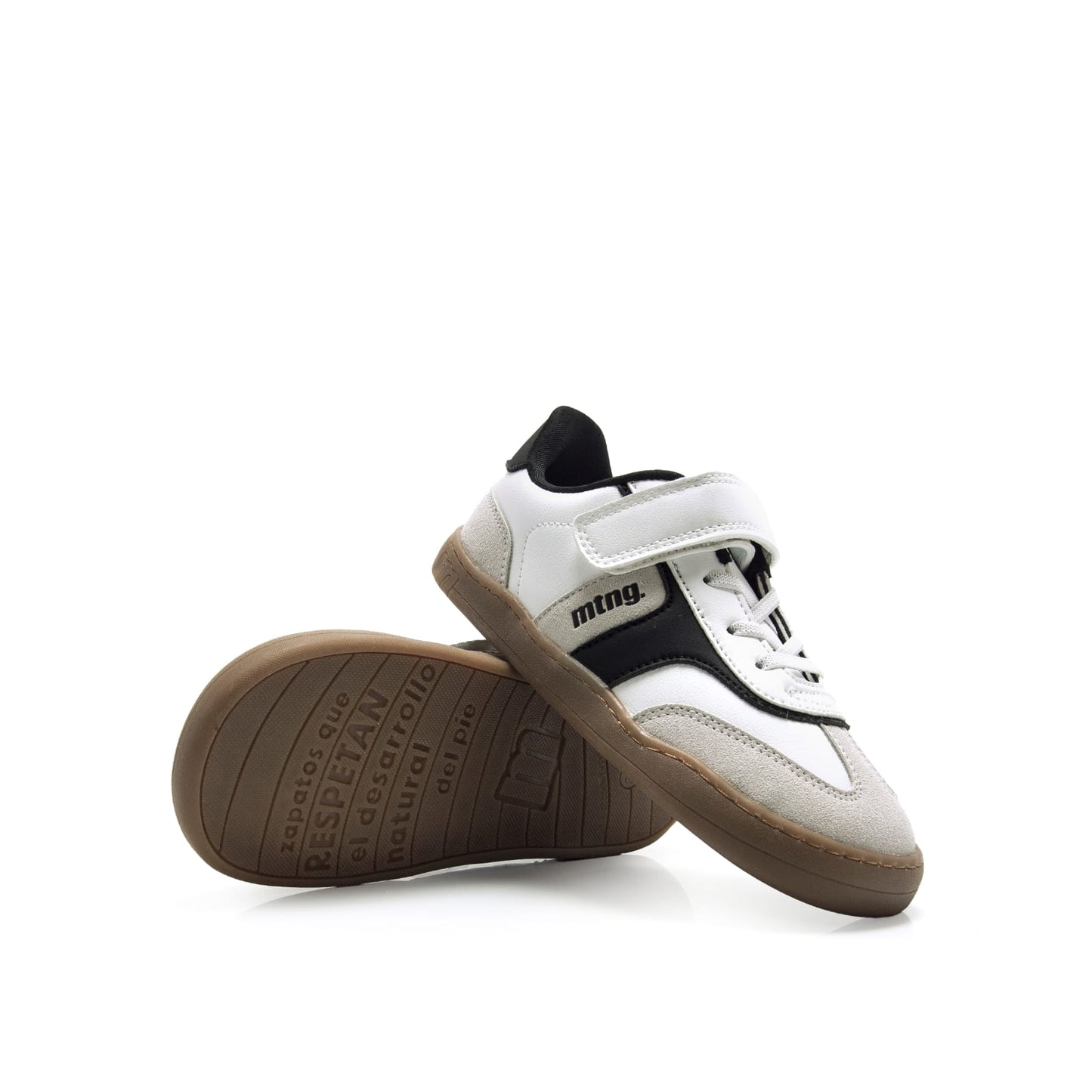 Mustang Free Junior - Blanco/Negro/Gris